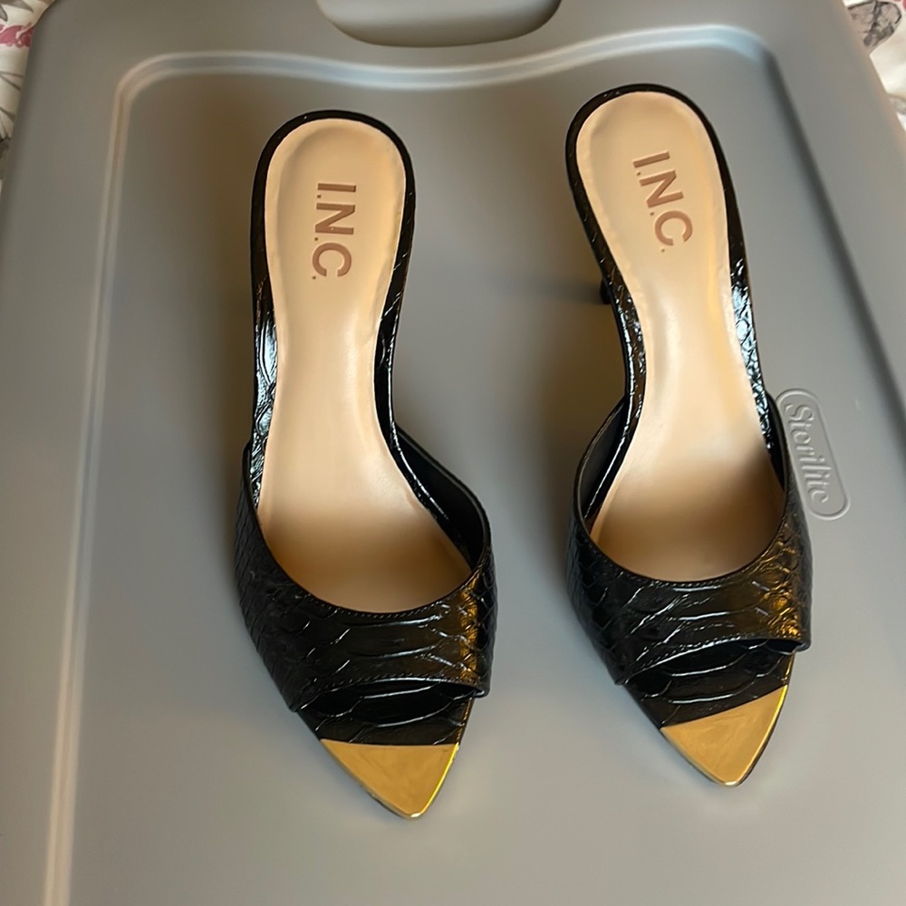 Black high heels